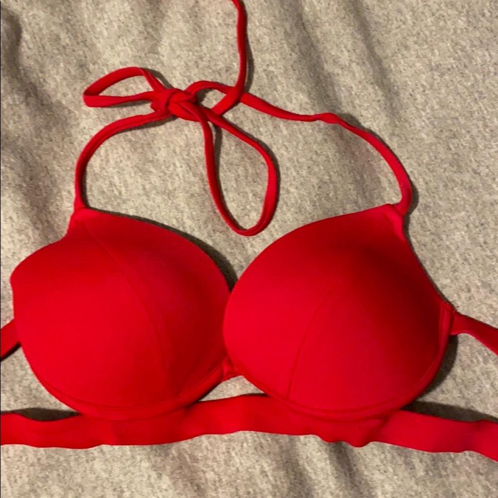 Red/pink bathing suit top